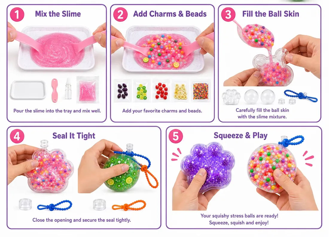 How to create DIY squishy balls